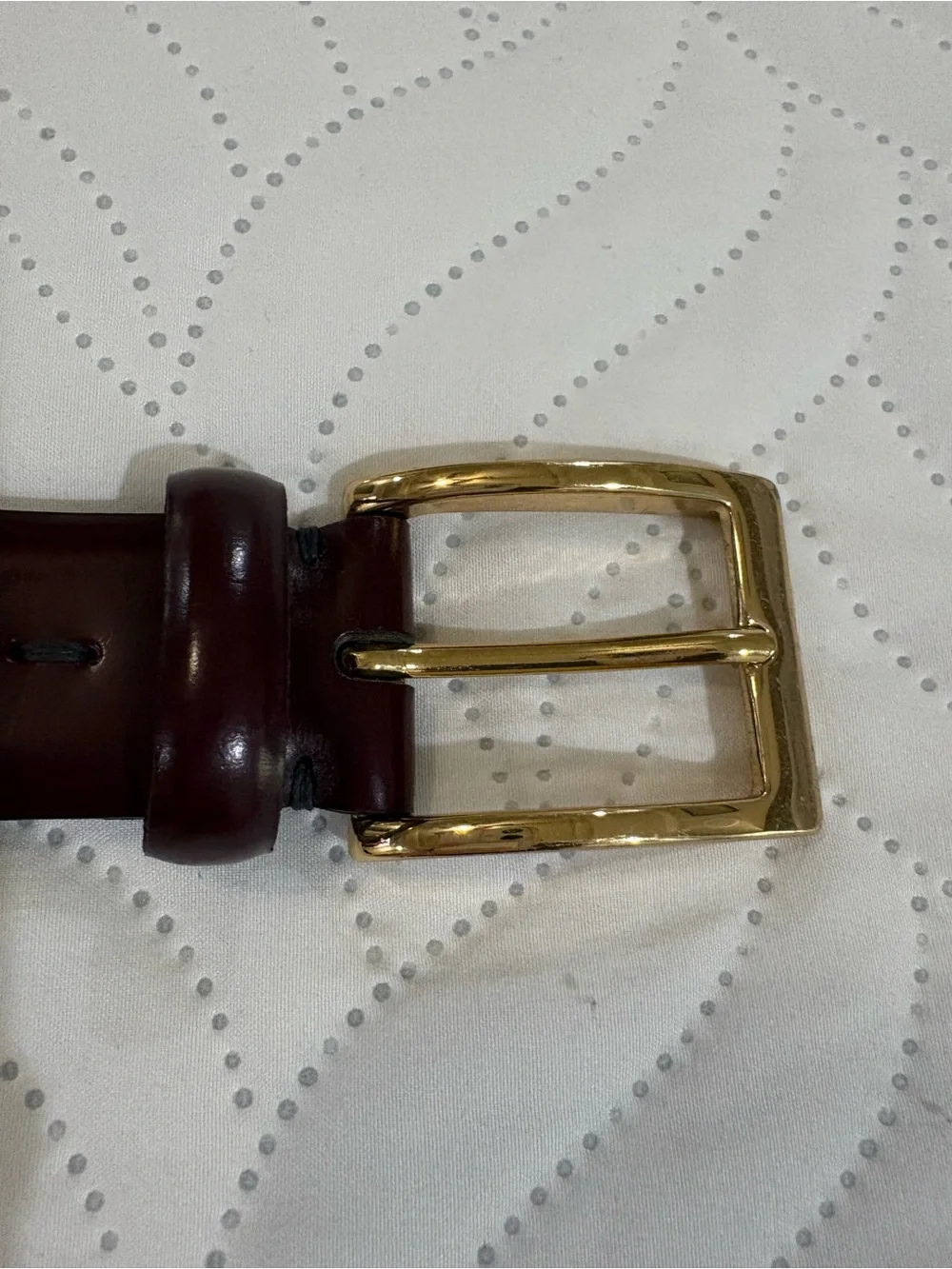 Vintage Cole Haan A1931 Leather Belt | Men’s 40 | Made in USA | Burgundy/Oxblood